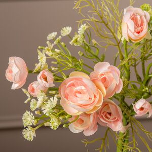 Искусственный букет Ранункулюсы Noelia 40 см светло-розовый EDG фото 2