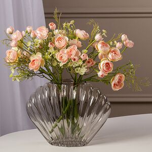 Искусственный букет Ранункулюсы Noelia 40 см светло-розовый EDG фото 1