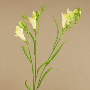 Искуcственный цветок Фрезия - Refracta Alba 65 см (EDG, Италия). Артикул: 215949-27-1
