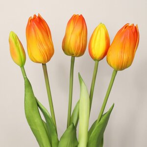 Силиконовые тюльпаны Amadeus 5 шт, 40 см (EDG, Италия). Артикул: 216002-30-1