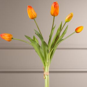 Силиконовые тюльпаны Амадеус 5 шт, 40 см EDG (ЭДГ) фото 2