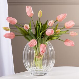 Силиконовые тюльпаны Signora Rosa 5 шт, 40 см EDG фото 1