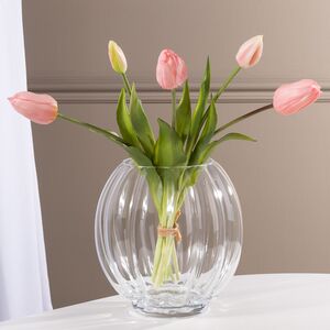 Силиконовые тюльпаны Signora Rosa 5 шт, 40 см EDG фото 4