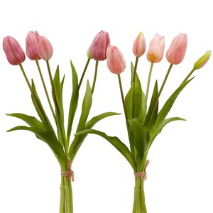 Силиконовые тюльпаны Signora Rosa 5 шт, 40 см EDG фото 10