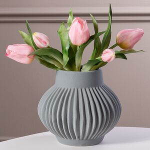 Силиконовые цветы Тюльпаны Piccola Ragazza 5 шт, 28 см светло-розовые EDG фото 4