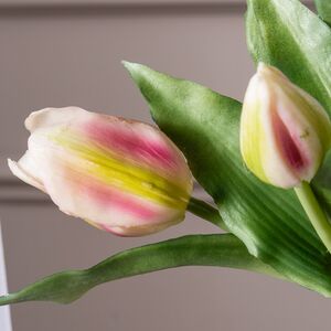 Силиконовые цветы Тюльпаны Piccola Ragazza 5 шт, 28 см розовые EDG фото 2