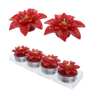 Набор фигурных свечей Рождественская Звезда 12 см, 2 шт (Kaemingk, Нидерланды). Артикул: 216119