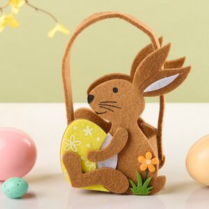 Сумка для подарков Пасхальный Кролик 12*8 см, фетр