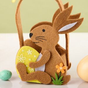 Сумка для подарков Пасхальный Кролик 12*8 см, фетр Breitner (Брайтнер) фото 2