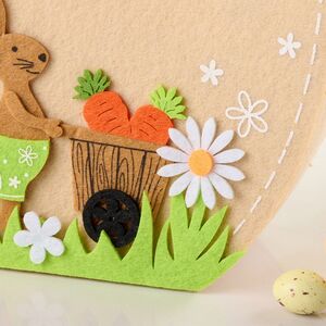 Сумка для подарков Счастливый Кролик 20*12 см, фетр Breitner (Брайтнер) фото 4