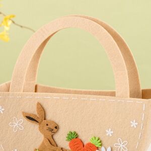 Сумка для подарков Счастливый Кролик 20*12 см, фетр Breitner (Брайтнер) фото 3