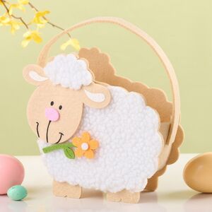 Пасхальная сумка из фетра Овечка 16*15 см Breitner (Брайтнер) фото 3