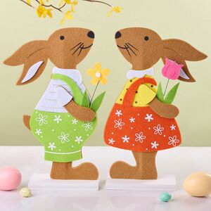 Набор пасхальных фигурок Зайцы Мэри и Дэрри 29 см, 2 шт