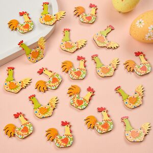 Украшения на липучке Петушок, 18 шт