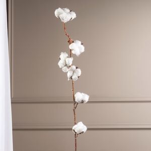 Искусственная ветка Белоснежный Хлопок 100 см Kaemingk (Кейминг) фото 3