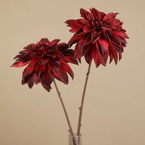 Искусственный цветок Георгина Эль-Ниньо 67 см на стебле (Kaemingk, Нидерланды). Артикул: 220247