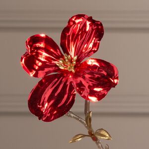 Декоративная ветка Элегантный Кизил 84 см, рубиново-красная Kaemingk (Кейминг) фото 3