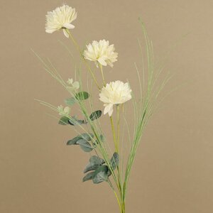 Искусственный букет Florance Garden - Белые Георгины 66 см (Kaemingk, Нидерланды). Артикул: ID69749