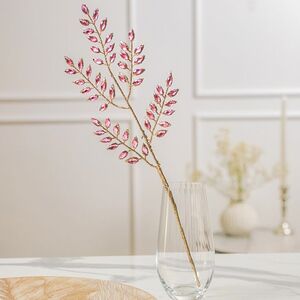 Искусственная ветка Larry 40 см розовая