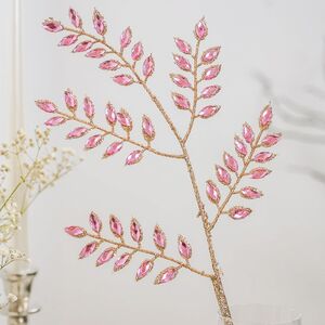 Искусственная ветка Larry 40 см розовая EDG фото 2