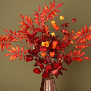 Искусственная ветка Физалис 90 см оранжевый Boltze фото 7