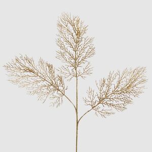 Искусственная ветка Ланева 75 см золотая (EDG, Италия). Артикул: 233037-01