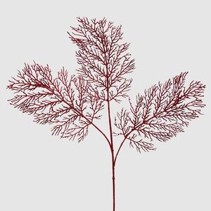 Искусственная ветка Ланева 75 см бордовая