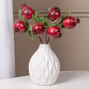 Искусственная ветка Гранат Sharoli 33 см бургунди EDG фото 1