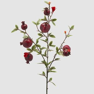 Искусственная ветка Гранат Легрелле 76 см бургунди EDG фото 6