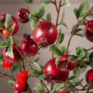 Искусственная ветка Гранат Легрелле 76 см бургунди EDG фото 2