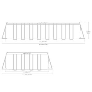 Прямоугольный каркасный бассейн 26374 Intex Ultra XTR Frame 975*488*132 см, песочный фильтр, аксессуары INTEX фото 9