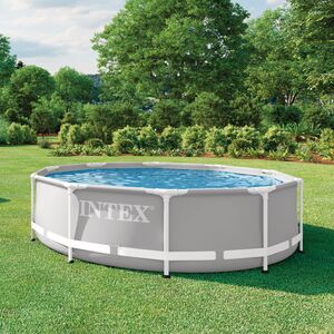 Каркасный бассейн 26700 Intex Prism Frame 305*76 см серый INTEX фото 3