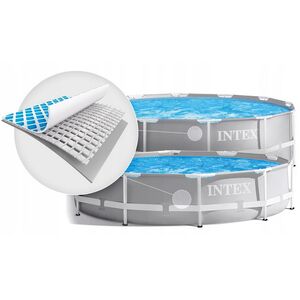 Каркасный бассейн 26724 Intex Prism Frame (Интекс Призм Фрейм) 457*107 см серый, картриджный фильтр, аксессуары INTEX (Интекс) фото 4