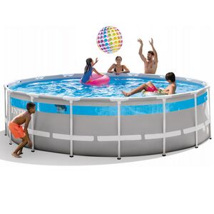 Каркасный бассейн 26730 Intex Prism Frame Clearview 488*122 см, картриджный фильтр, аксессуары INTEX фото 5