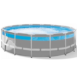 Каркасный бассейн 26730 Intex Prism Frame Clearview 488*122 см, картриджный фильтр, аксессуары INTEX фото 2