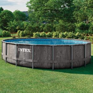 Каркасный бассейн 26744 Intex GreyWood Prism Frame (Интекс Грейвуд Призм Фрейм) 549*122 см, картриджный фильтр, аксессуары INTEX (Интекс) фото 3