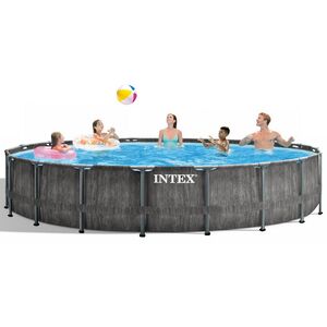 Каркасный бассейн 26744 Intex GreyWood Prism Frame (Интекс Грейвуд Призм Фрейм) 549*122 см, картриджный фильтр, аксессуары INTEX (Интекс) фото 8