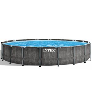Каркасный бассейн 26744 Intex GreyWood Prism Frame (Интекс Грейвуд Призм Фрейм) 549*122 см, картриджный фильтр, аксессуары INTEX (Интекс) фото 2