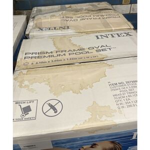 Каркасный овальный бассейн 26798 Intex Prism Frame 610*305*122 см, картриджный фильтр, аксессуары, уцененный INTEX фото 8