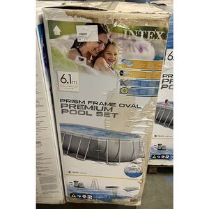 Каркасный овальный бассейн 26798 Intex Prism Frame 610*305*122 см, картриджный фильтр, аксессуары, уцененный INTEX фото 10