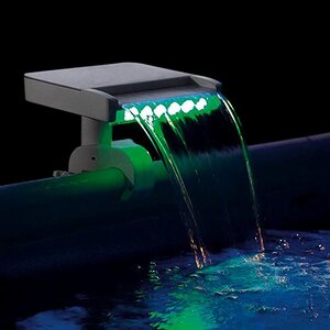 Водопад с цветной LED подсветкой