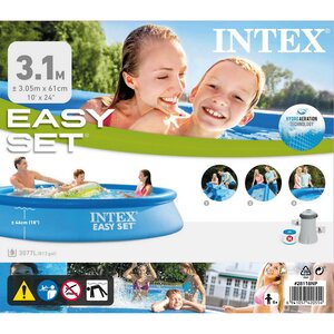 Надувной бассейн 28118 Intex Easy Set 305*61 см, фильтр-насос INTEX фото 5