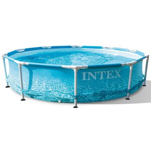 Каркасный бассейн 28208 Intex Metal Frame Beachside 305*76 см, фильтр-насос INTEX фото 2
