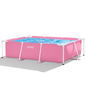 Прямоугольный каркасный бассейн 28266 Intex 220*150*60 см, розовый INTEX фото 2