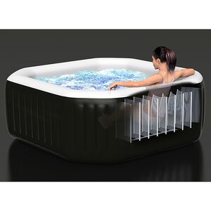 Надувной бассейн-джакузи, аэро и гидромассаж, хлоргенератор, 218*71 см INTEX фото 6