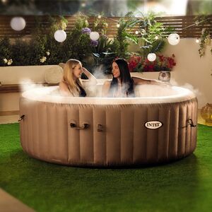 Надувной спа бассейн джакузи Intex 28476 PureSpa Bubble 196*71 см, аэромассаж, теплосберегающий тент, уцененный INTEX фото 3