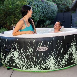 Надувной спа-бассейн Intex (Интекс) 28494 Glow Deluxe (Глоу Делюкс) 196*71 см, подсветка INTEX (Интекс) фото 7