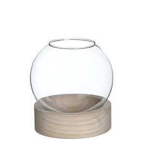 Стеклянная ваза на подставке Эйвери 14 см Ideas4Seasons фото 5
