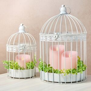 Декоративные клетки Elfia 27-38 см белые, 2 шт