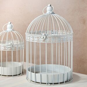 Декоративные клетки Elfia 27-38 см белые, 2 шт Ideas4Seasons (Идеас Фор Сезонс) фото 6